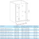 Заказать Душевая дверь 120 см Good Door Saturn WTW-120-C-CH-L прозрачное в магазине сантехники Santeh-Crystal.ru