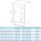 Купить Душевая дверь 120 см Good Door Saturn WTW-120-C-CH-R прозрачное в магазине сантехники Santeh-Crystal.ru