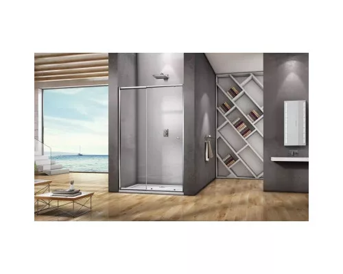 Заказать Душевая дверь 110 см Good Door Lira WTW-110-C-CH прозрачное в магазине сантехники Santeh-Crystal.ru