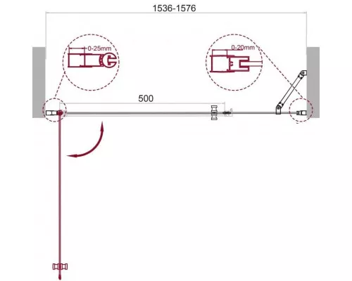 Купить Душевая дверь 155 см BelBagno Etna ETNA-B-11-100+60-C-Cr прозрачное в магазине сантехники Santeh-Crystal.ru
