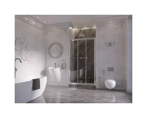 Заказать Душевая дверь 130 см Ambassador Forsa 17021104NX прозрачное в магазине сантехники Santeh-Crystal.ru