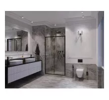 Душевая дверь 140 см Ambassador Forsa 17021220AB прозрачное