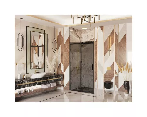 Заказать Душевая дверь 140 см Ambassador Benefit 19022203HBB тонированное в магазине сантехники Santeh-Crystal.ru