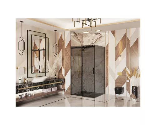 Заказать Душевая дверь 140 см Ambassador Benefit 19022203HBB тонированное в магазине сантехники Santeh-Crystal.ru