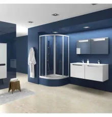 Душевой уголок 80х80 см Ravak Supernova SKCP4 Sabina 31144V10011 Pearl