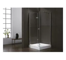 Душевой уголок Cezares Elena 80x80 см текстурное стекло ELENA-W-AS-1-80-P-Cr-L