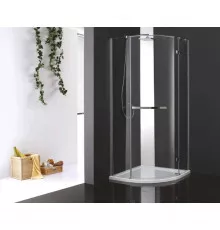 Душевой уголок Cezares Bergamo-Arco 100x100 см прозрачное стекло BERGAMO-W-R-1-100-ARCO-C-Cr-R
