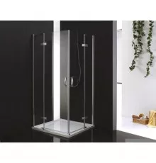 Душевой уголок Cezares Bergamo 90x90 см прозрачное стекло BERGAMO-W-A-2-90-C-Cr