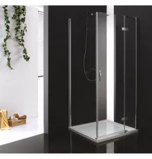 Душевой уголок Cezares Bergamo 100x100 см прозрачное стекло BERGAMO-W-A-1-100-C-Cr-R