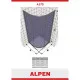 Приобрести Душевой уголок Alpen Alpina Quadrant 78х78 см матовое стекло A370N-80MG в магазине сантехники Santeh-Crystal.ru