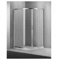 Душевой уголок BelBagno Sela 100х80 см текстурное стекло SELA-RH-2-100/80-Ch-Cr