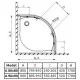 Приобрести Душевой уголок Radaway Classic A 80×80×170 белый/прозрачное в магазине сантехники Santeh-Crystal.ru