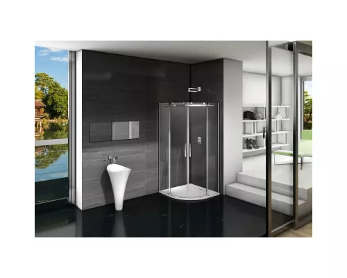 Купить Душевой уголок 90х90 см Good Door Galaxy R-TD-90-C-CH прозрачное в магазине сантехники Santeh-Crystal.ru