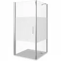 Душевой уголок 80х80 см Good Door Pandora CR-80-T-CH прозрачное с рисунком
