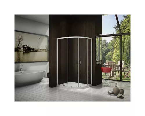 Купить Душевой уголок 120х80 см Good Door Latte R-120-C-WE прозрачное в магазине сантехники Santeh-Crystal.ru