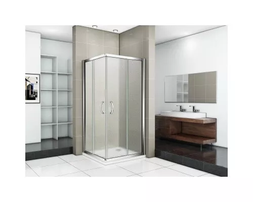 Приобрести Душевой уголок 80х80 см Good Door Infinity CR-80-G-CH grape в магазине сантехники Santeh-Crystal.ru