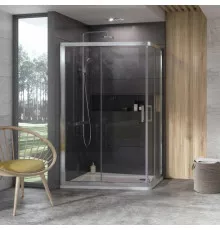 Душевой уголок 120x90 см Ravak 10° 0ZVG70100Z1 белый прозрачное