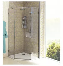 Душевой уголок 88х88 см Акватон Lax FES R 1AX022SSXX000 прозрачное