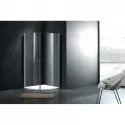 Душевой уголок 80x80 см Gemy New Rockcoco S03062B прозрачное