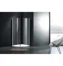 Душевой уголок 80x80 см Gemy New Rockcoco S03062B прозрачное