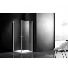 Душевой уголок 80х80 см Gemy New Rockcoco S03152C прозрачное