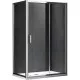 Купить Душевой уголок 110х75 см Gemy Victoria S30191D-A75 прозрачное в магазине сантехники Santeh-Crystal.ru