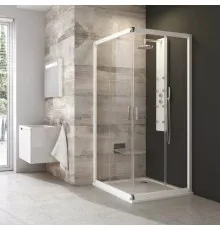 Душевой уголок 120х90 см Ravak Blix белый прозрачное