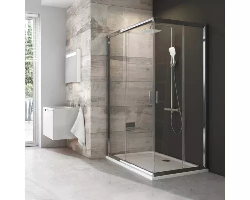 Купить Душевой уголок 90х80 см Ravak Blix сатин grape в магазине сантехники Santeh-Crystal.ru