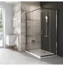 Душевой уголок 120х110 см Ravak Blix сатин grape
