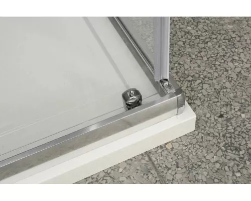 Заказать Душевой уголок 120-135x100 см BelBagno UNIQUE-AH-1-120/135-100-P-Cr текстурное стекло в магазине сантехники Santeh-Crystal.ru