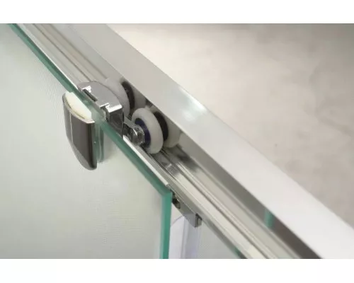 Заказать Душевой уголок 120-135x100 см BelBagno UNIQUE-AH-1-120/135-100-P-Cr текстурное стекло в магазине сантехники Santeh-Crystal.ru