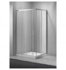 Душевой уголок 100х90 см BelBagno SELA-AH-2-100/90-C-Cr прозрачное