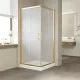 Купить Душевой уголок 120х120 см Vegas Glass ZA 120 09 10 сатин в магазине сантехники Santeh-Crystal.ru