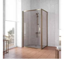 Душевой уголок 125х70 см Vegas Glass ZP+ZPV 125x70 05 05 бронза