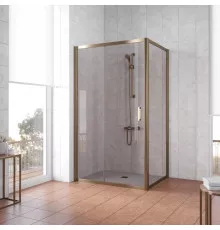 Душевой уголок 125х70 см Vegas Glass ZP+ZPV 125x70 05 05 бронза
