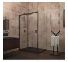 Душевой уголок 110х70 см Veconi Rovigo RV046B-11070PR-01-19C1 прозрачное