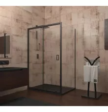 Душевой уголок 140х80 см Veconi Rovigo RV046B-14080PR-01-19C1 прозрачное