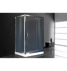 Душевой уголок без поддона 142х82 см Royal Bath RB8140HV-T-CH-P прозрачное