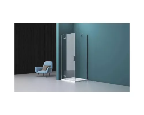 Приобрести Душевой уголок 100х100 см BelBagno Kraft KRAFT-A-12-100-C-Cr-L прозрачное в магазине сантехники Santeh-Crystal.ru
