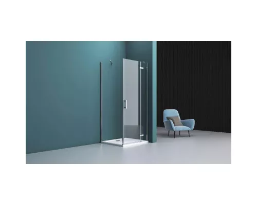 Приобрести Душевой уголок 120х100 см BelBagno Kraft KRAFT-AH-12-120/100-C-Cr-R прозрачное в магазине сантехники Santeh-Crystal.ru