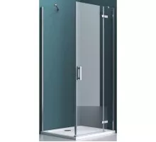 Душевой уголок 90х100 см BelBagno Kraft KRAFT-AH-12-90/100-C-Cr-R прозрачное