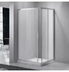 Душевой уголок 100х80 см BelBagno Sela SELA-AH-2-100/80-P-Cr текстурное стекло