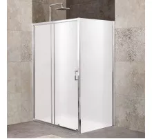 Душевой уголок 110-125x90 см BelBagno UNIQUE-AH-1-110/125-90-M-Cr матовое