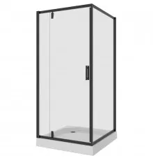 Душевой уголок 88х88х190 см Niagara NG-6801-08BLACK прозрачное