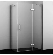 Душевой уголок 120х90 см прозрачное стекло WasserKRAFT ALLER 10H07RWHITE