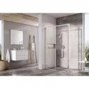 Душевой уголок 110х80 см Ravak Blix Slim BLSDP2 + BLSPS X0PMD0C00Z1 + X9BM40C00Z1 прозрачное