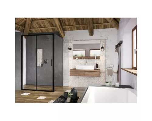 Заказать Душевой уголок 100х90 см Ravak Blix Slim BLSDP2 + BLSPS X0PMA0300Z1 + X9BM70300Z1 прозрачное в магазине сантехники Santeh-Crystal.ru