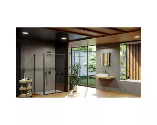 Заказать Душевой уголок 100х90 см Ravak Blix Slim BLSDP2 + BLSPS X0PMA0300Z1 + X9BM70300Z1 прозрачное в магазине сантехники Santeh-Crystal.ru