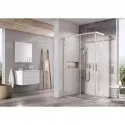 Душевой уголок 100х80 см Ravak Blix Slim BLSRV2K + BLSRV2K X1XM40C00Z1 + X1XMA0C00Z1 прозрачное