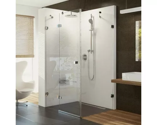 Купить Душевой уголок 110х80 см Ravak Brilliant BSDPS + B SET L 0ULD4A00Z1 + D01000A080 прозрачное в магазине сантехники Santeh-Crystal.ru